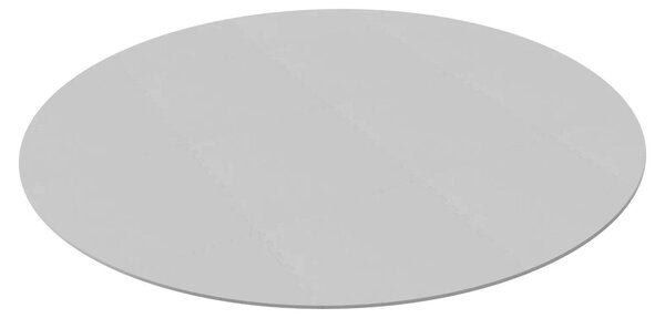 Tappetino per piscina - Piastrella in EVA, 196x196x1,2 cm - Tappetino protettivo per piscine fuori terra - Resistente alla perforazione - Ammortizzante - Antiscivolo - Grigio