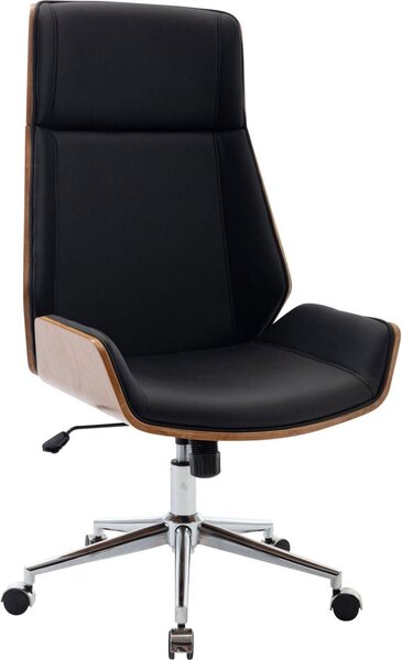 Sedia da ufficio elegante - Sedia da ufficio ergonomica - Rivestimento in Pelle finta, regolabile in altezza