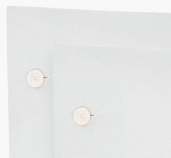 Coppia Federe In Percalle Percolours 50x80 Bellora Continuat. Tinta Unita Bianco Caleffi