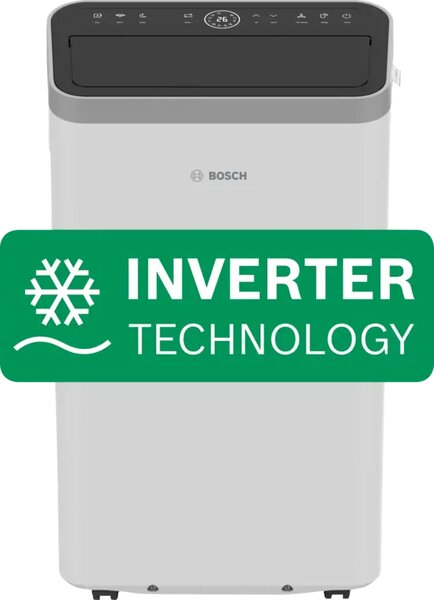 Bosch Condizionatore Portatile 11800 Btu Classe A+ Funzione Deumidificatore con per Ambienti fino a 45 m colore Bianco - Cool 5100