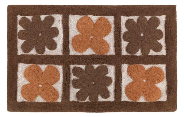 Tappeto D'arredo In Cotone Marrakech 50x80 Carrara Moderno Brown Caleffi