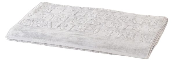 Telo Bagno In Acrilico Dralon Overlogo 95X150 Trussardi Moderno Bianco Caleffi