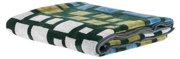 Telo Bagno In Acrilico Dralon Kos 95X150 Carrara Moderno Green Caleffi