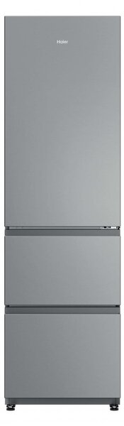 Haier Frigorifero Combinato 3 Porte Capacit 303 Litri Classe energetica D Raffreddamento No Frost colore Acciaio Inox - HTR3518DNMX