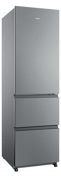 Haier Frigorifero Combinato 3 Porte Capacit 303 Litri Classe energetica D Raffreddamento No Frost colore Acciaio Inox - HTR3518DNMX