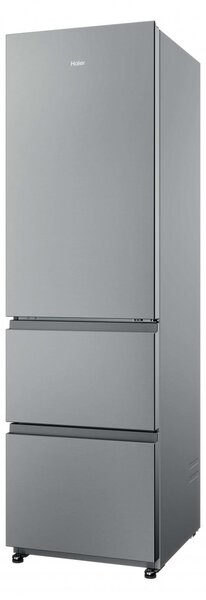 Haier Frigorifero Combinato 3 Porte Capacit 303 Litri Classe energetica D Raffreddamento No Frost colore Acciaio Inox - HTR3518DNMX