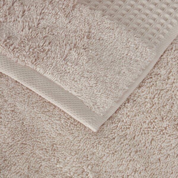 Asciugamano Con Ospite In Acrilico Dralon Fiocco 40X60+60X100 Bellora Continuat. Tinta Unita Rosa Caleffi