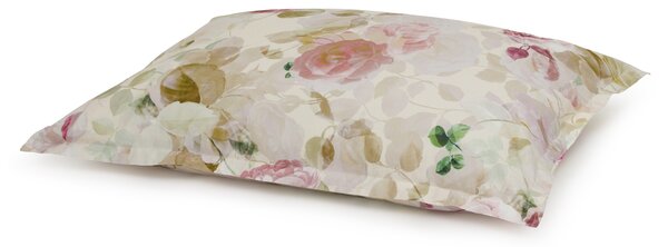 Copripiumino Con Federe In Null Limoges Cm 50x70 Emporium Floreale Rosa Caleffi