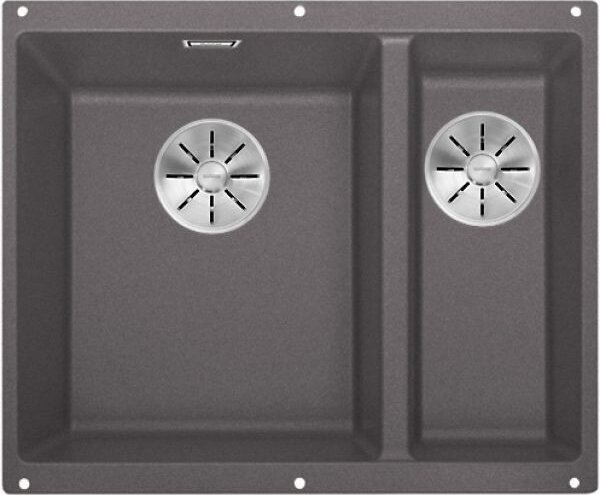 Blanco SUBLINE 340/160-U lavello 555 x 460 mm rock grey 523549 1 lavello Senza scolapiatti Con vasca per avanzi Vasca sinistra