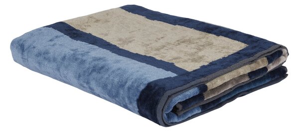 Telo Bagno In Acrilico Dralon Amorgos 95X150 Carrara Moderno Blue Caleffi