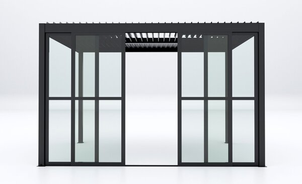 ALABASTER - laterale in policarbonato per pergola bioblimatica 4 m