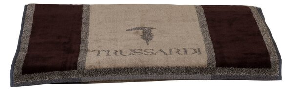 Telo Bagno In Acrilico Dralon Milano 95X150 Trussardi Moderno Marrone Caleffi