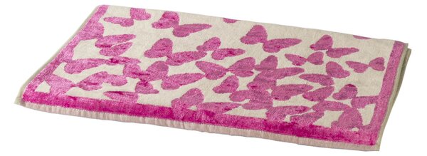 Telo Bagno In Acrilico Dralon Funny 95X150 Carrara Moderno Fuxia Caleffi