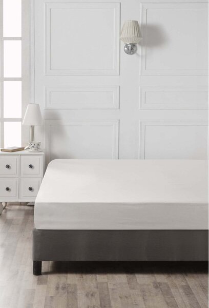 Lenzuolo con angoli bianco in cotone 140x200 cm – Mijolnir