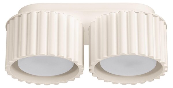 Lampada da soffitto AURA 2 beige Gx53 2xGx53 10W alluminio 8x10x21cm Sollux Lighting