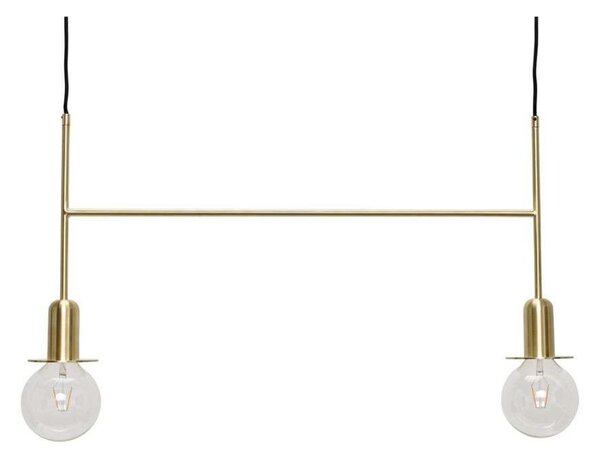 Lampada a sospensione Hübsch, Dorato / Ottone, Sala da pranzo, Metallo