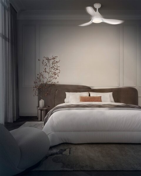 Osram - Ventilatore da soffitto LED RGB dimmerabile NORDES LED/18W/230V 3000-6500K + telecomando
