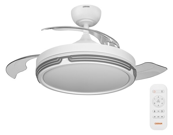Osram - Lampada LED dimmerabile con ventilatore LEVECHE LED/36W/230V 3000/4000/6500K + telecomando