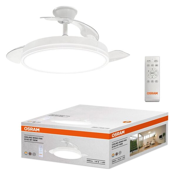 Osram - Lampada LED dimmerabile con ventilatore WING LED/36W/230V 3000/4000/6000K con telecomando