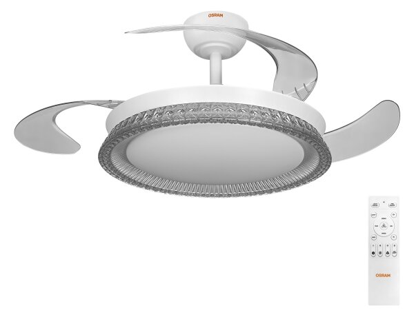 Osram - lampada LED RGB dimmerabile CIERZO con ventilatore, 35W/230V, 3000-6500K + telecomando