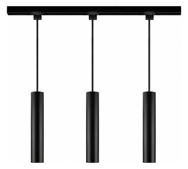 Philips - Lampada a sospensione con cavo per sistema a binario EASYLINK, 3x GU10/7W/230V, 1 m, nera