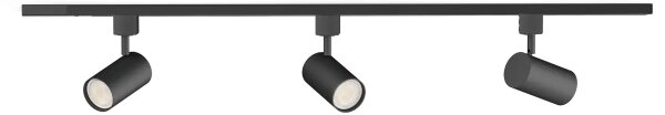 Philips - Faretto LED dimmerabile per sistema a binario EASYLINK 3xGU10/7W/230V 1m nero