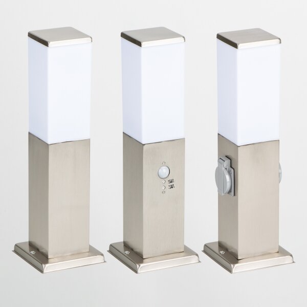 Brilagi - Lampada da esterno NOVA 1x E27/15W/230V, 40 cm, IP44, cromo opaco