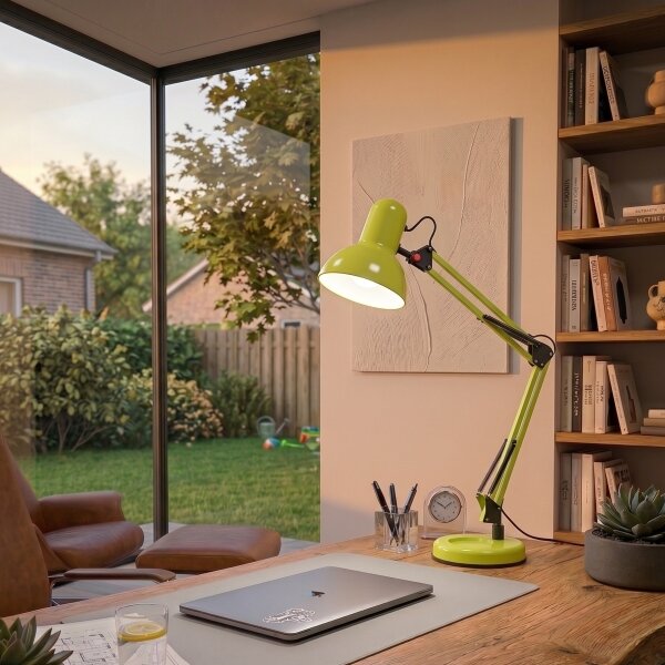 Brilagi - Lampada da tavolo ROMERO 1xE27/60W/230V verde