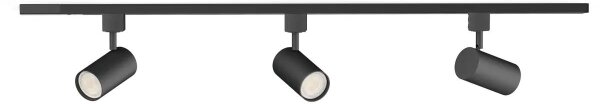 Philips - Faretto per sistema a binario EASYLINK 3xGU10/7W/230V 1m nero
