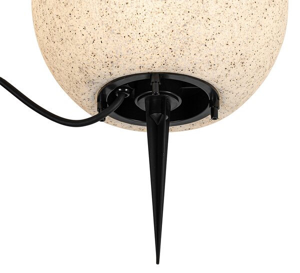 Lampada da esterno smart grigia 25 cm IP65 incl. WiFi A60 - Nura