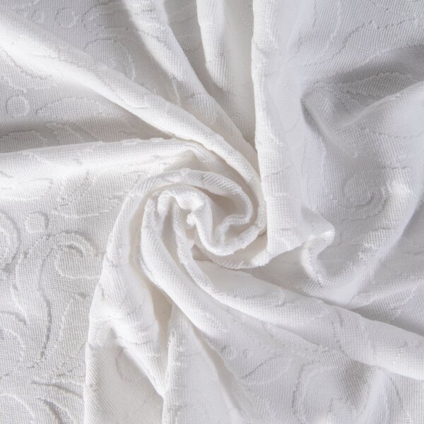 Telo Bagno In Acrilico Dralon Venezia 100x150 Carrara Moderno Bianco Caleffi