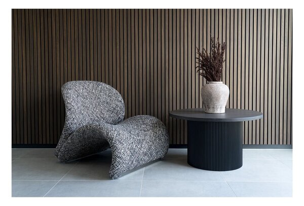 Tavolino rotondo marrone scuro effetto pioppo ø 80 cm Boavista - House Nordic