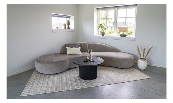 Tavolino rotondo marrone scuro effetto pioppo ø 80 cm Boavista - House Nordic