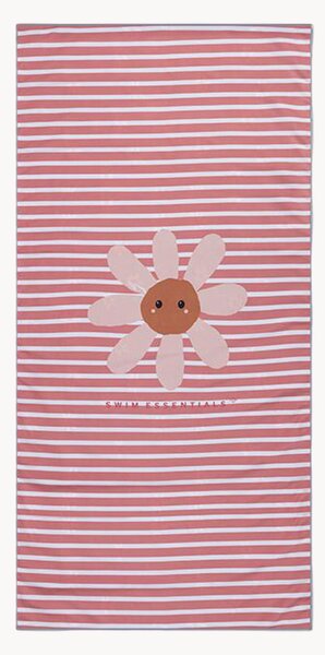 Telo mare per bambini in microfibra con custodia Daisy Flower