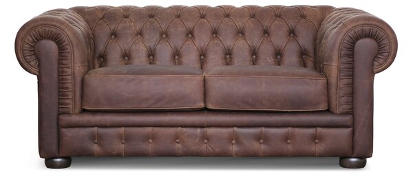 Divano Chesterfield in Pelle Primo Fiore Premium – Iconico, Finiture di Pregio