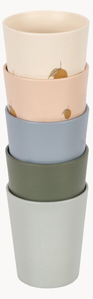 Set di 5 bicchieri per bambini Lemon