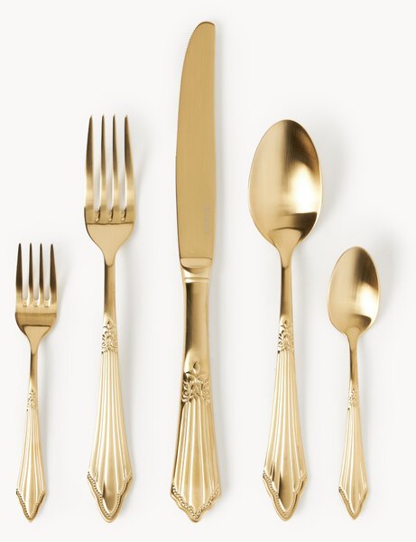 Set di posate spazzolate opache Val, varie misure