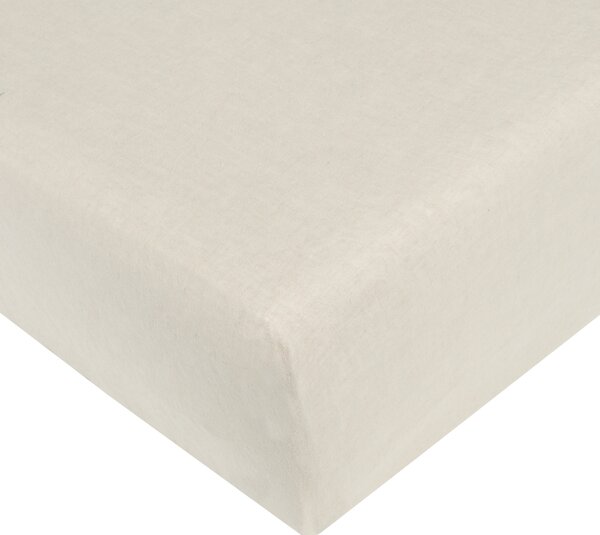Lenzuolo Inferiore In Misto Lino Violino 175X205+30 Bellora Continuat. Tinta Unita Naturale Caleffi