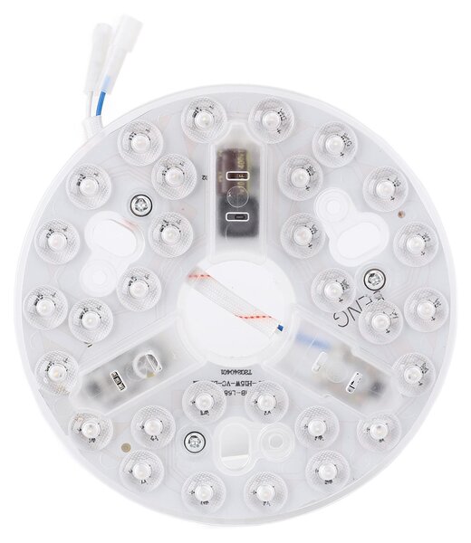 Lampada LED da 5,3 pollici per ventilatore da soffitto, lampadina di ricambio LED 3000K 4200K 6500K, 3 colori, dimmerabile, 15W, kit di retrofit rotondo, da 95 a 265 V