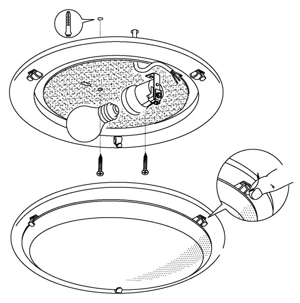 EGLO 83157 - Plafoniera PLANET1 1xE27/60W