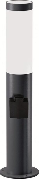 Brilagi - Lampada da esterno con presa integrata ELIA 1xE27/20W/230V IP44 50 cm antracite