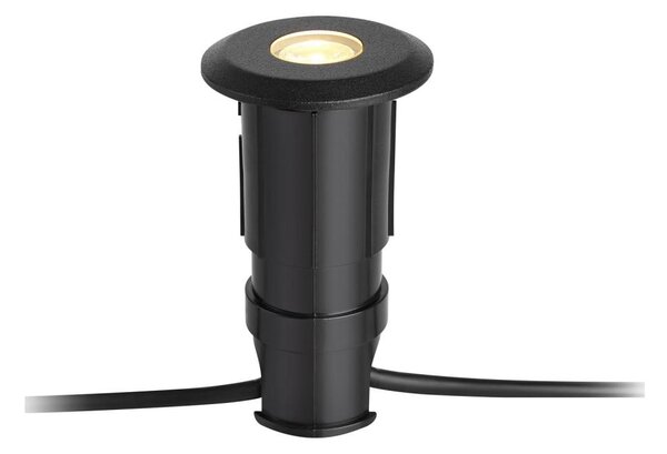 Markslöjd 107285 - Lampada da incasso per esterni a LED GARDEN24 LED/3W/24V IP44 nera