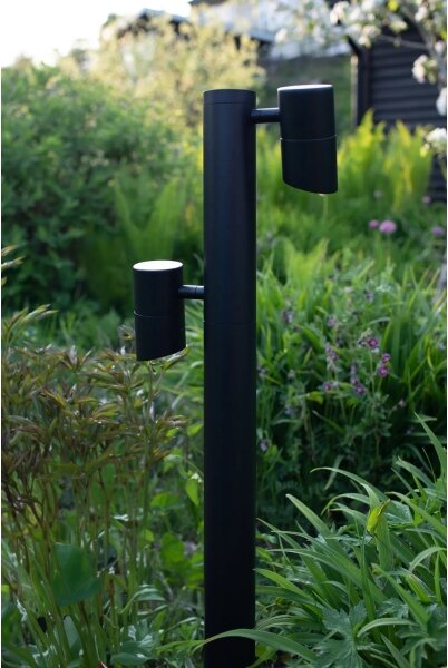 Markslöjd 108486 - Lampada LED da esterno GARDEN24 2xLED/6W/24V 99 cm IP44 nera