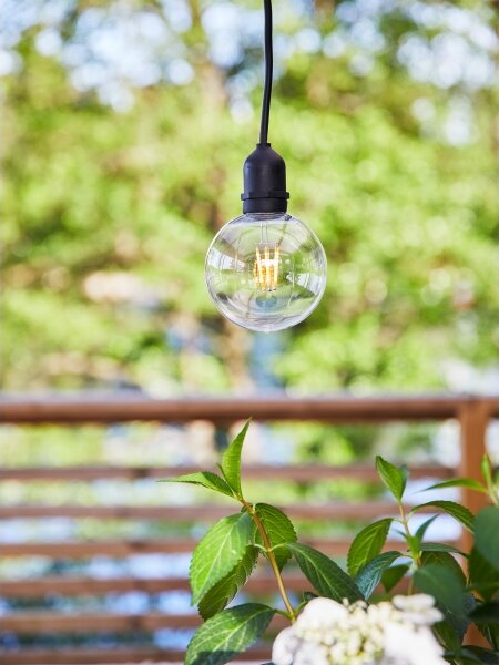 Markslöjd 107989- lampada a sospensione LED da esterno GARDEN24 LED/2,86W/24V IP44 nero/trasparente