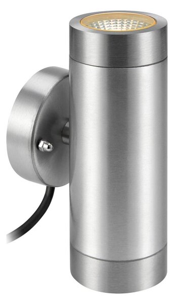 Markslöjd 108170 - Applique LED da esterno GARDEN24 2xLED/3W/24V IP44 cromo satinato