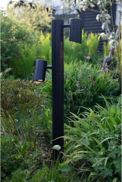 Markslöjd 108486 - Lampada LED da esterno GARDEN24 2xLED/6W/24V 99 cm IP44 nera