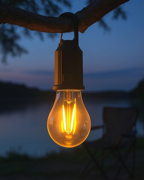 Lampada a sospensione ricaricabile da esterno dimmerabile LED/3W/5V 400 mAh IP44