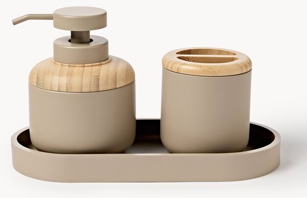 Set di 3 accessori da bagno Ari