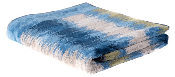 Telo Bagno In Acrilico Dralon Bridge 95X150 Carrara Moderno Blu Caleffi
