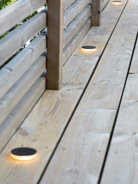 Markslöjd 106935 - Lampada da incasso LED per esterni GARDEN24 LED/3W/24V IP44 nero